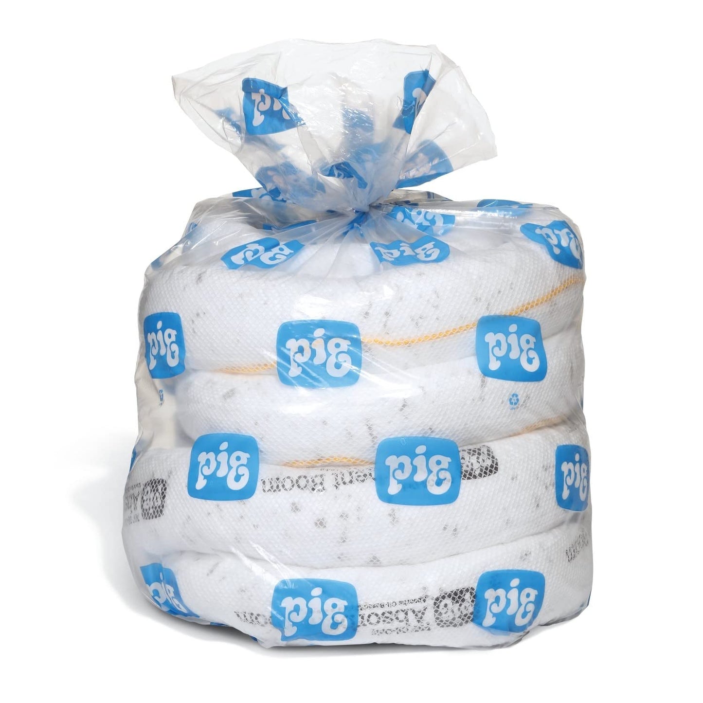 PIG Oil Boom - Oil-Only Absorbent Boom - 2 Pack - 5" x 20' Boom - Absorbs up to 12 gallons per Boom - BOM408