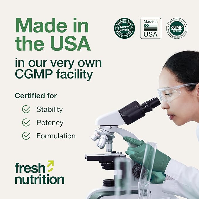 Fresh Nutrition Organic Turkey Tail Mushroom Extract Supplement - High in Beta Glucans – Non-GMO, Vegan Friendly, Gluten-Free - 90 Capsules