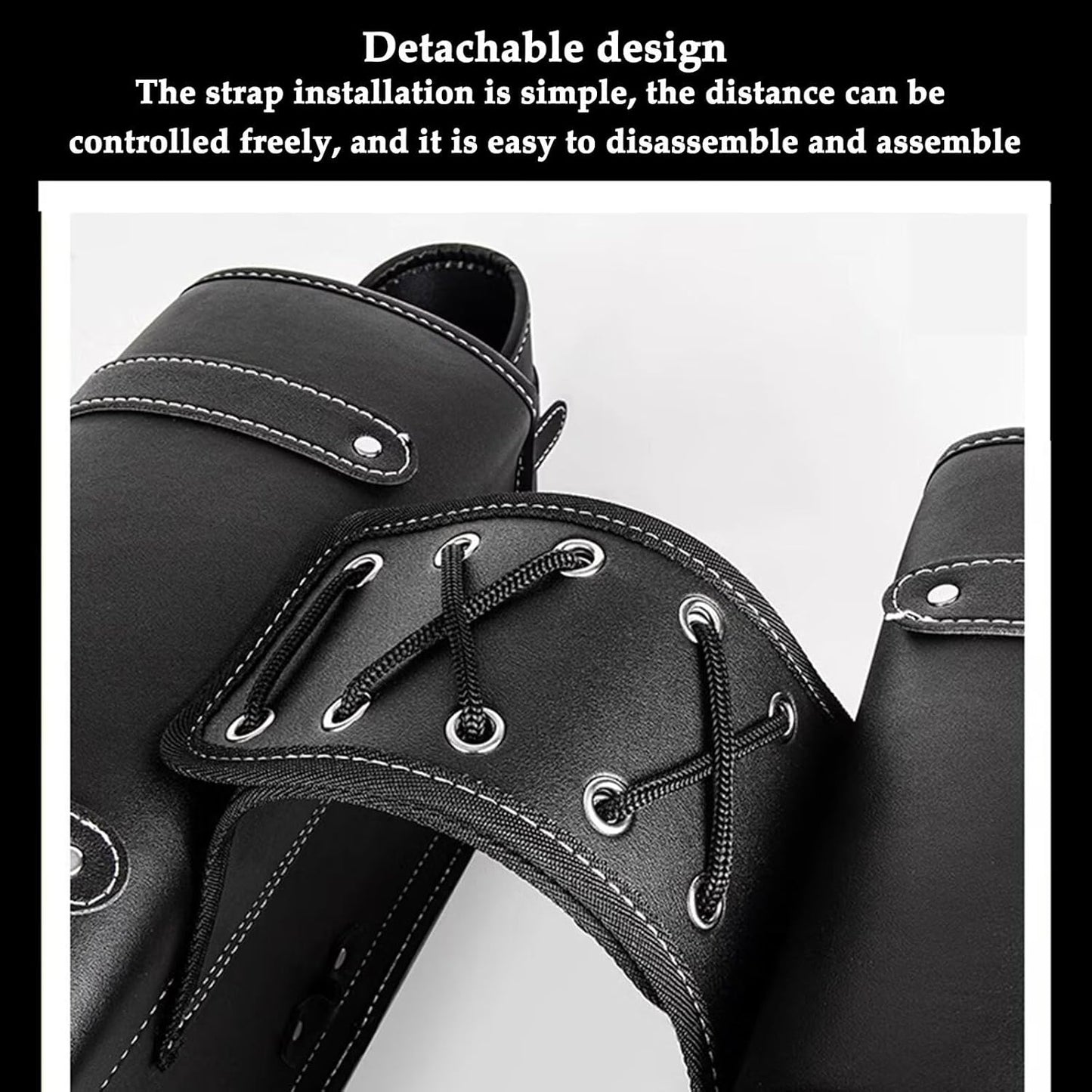 Motorcycle Saddlebags, Scooter Powersports Leather Saddle Bags Motorcycles, Softail Universal Throw Over Sportster Saddlebags 10.24x4.72x8.66 inches