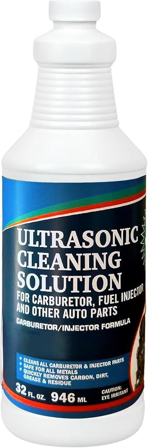 NORTHWEST ENTERPRISES Ultrasonic Cleaner Solution for Carburetors and Engine Parts. Concentrated Washing Compound for use in Ultrasonic Machines and Immersion Washers - Automotive Fluid (32 oz)