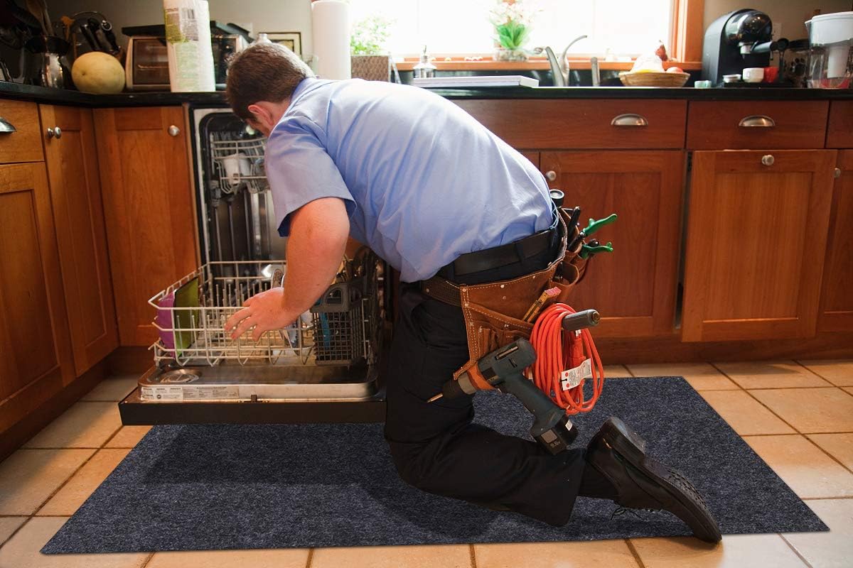 Maintenance Mat,Premium Reusable Absorbent Oil Maintenance Mat – Absorbent/Waterproof/Lightweight/Washable,Protects Garage Or Shop/Parking/Floor/Driveway Surface(36" x 48")