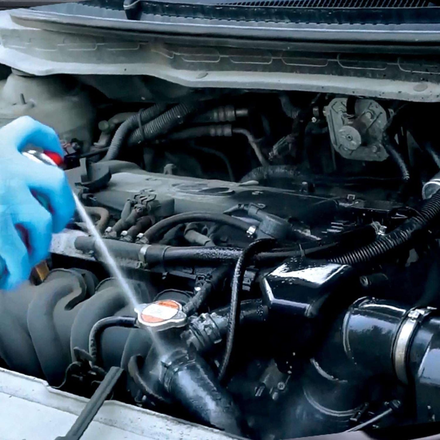 Akfix A115 Engine Cleaner and Degreaser - Quick and Bright Cleaner for Car, Motorcycle, Automotive and Machine Engine - Oil Grease Remover, Degreaser Cleaner Spray | 1 Pack, 16.9 Oz.