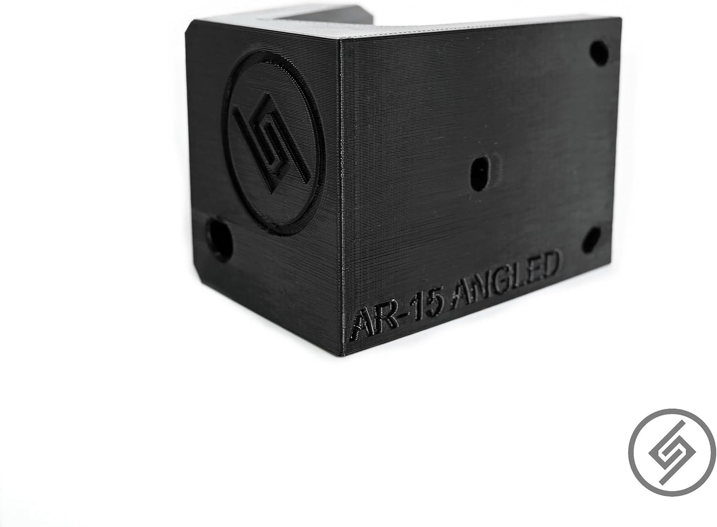 Spartan Mounts Locking .223/5.56 Rifle Mount Wall Display | Low Profile Floating Design Vertical and Horizontal Mounting Solution | Gun Room Safe Storage Organzation | Made in USA