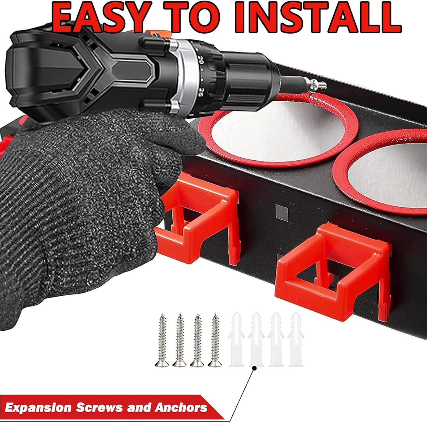 Spray Bottle Holders, Spray Bottle Rack Storage, Wall Mounted Spray Paint Can Rack,2 Pack Spray Bottles Holders Wall Mount, Spray Can Holder Rack,Cleaning Detailing Tools