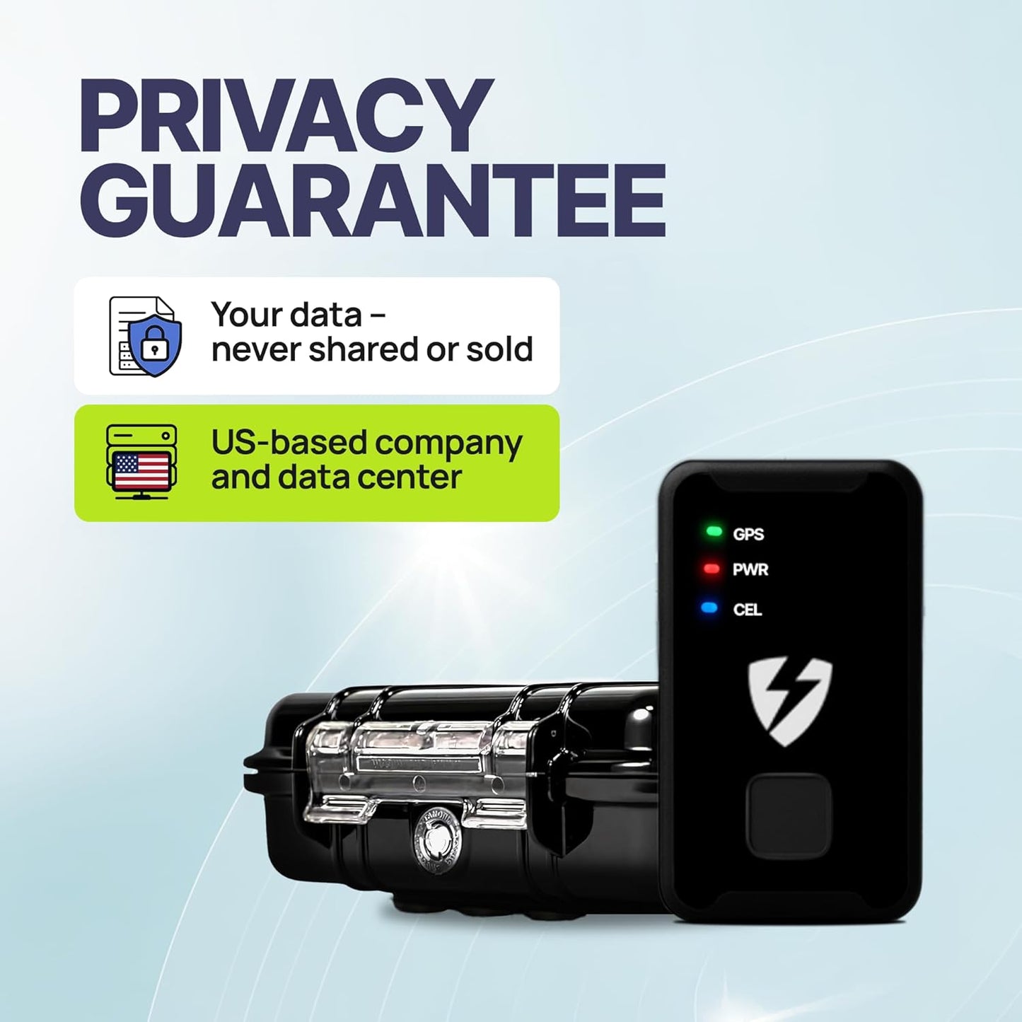 Lightning GPS GL300 Tracker Device for Vehicles w/Magnetic Case and Battery – Real-Time GPS Tracking, Vehicle & Fleet Monitoring, Hidden Tracking for Cars, Trucks or Trailers – Subscription Required