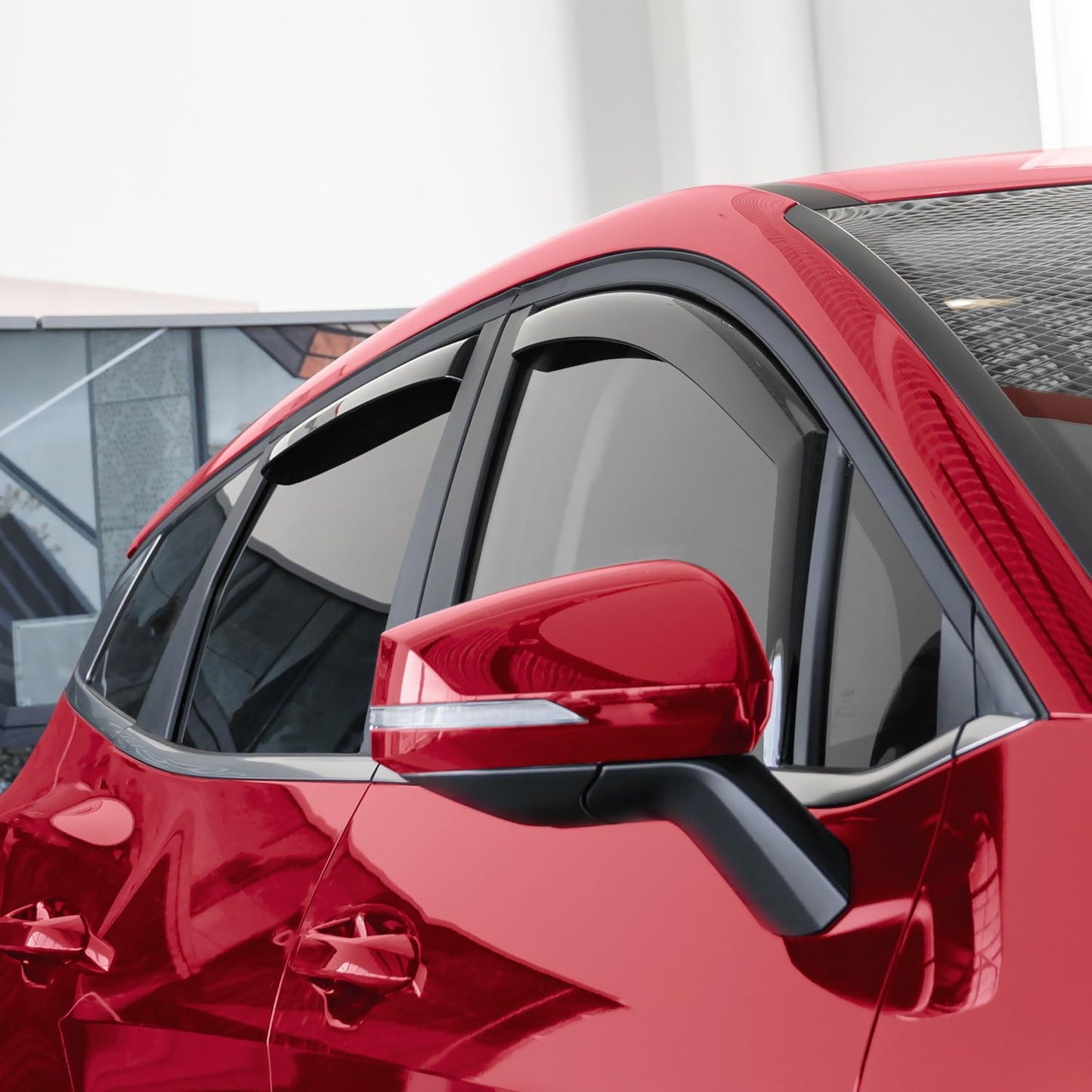 Voron Glass in-Channel Extra Durable Rain Guards for Kia Sportage 2023-2025, Window Deflectors, Vent Window Visors, 4 Pieces - 200816