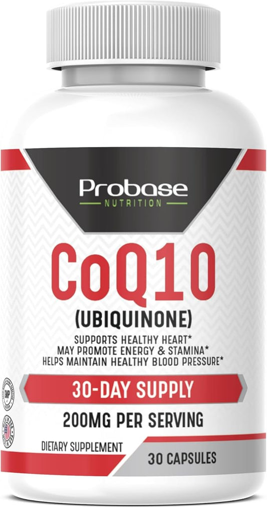 CoQ10 (Ubiquinone) 30 Capsules 30-Day Supply