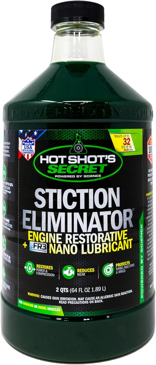 Hot Shot's Secret HSS64Z Original Stiction Eliminator 64 Fluid Ounce Bottle, Green