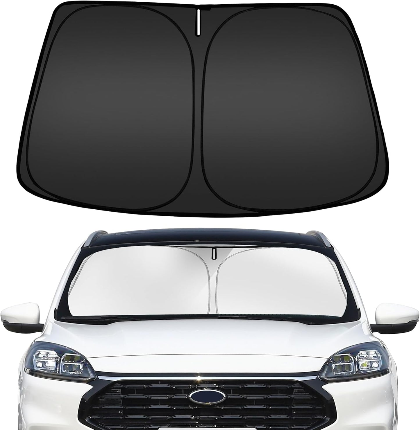 ARISMOTOR Windshield Sun Shade for Ford Escape 2020-2025, Custom Fit Foldable Front Window Sunshade Sun Visor Protector, Block UV Rays Keep Your Car Cooler