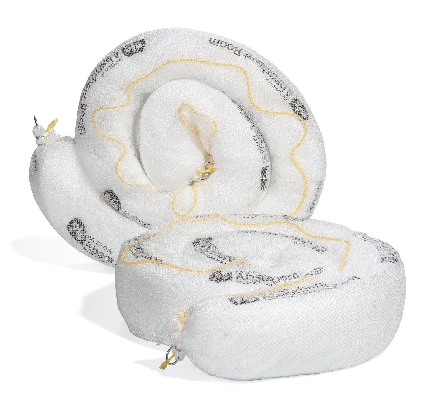 PIG Oil Boom - Oil-Only Absorbent Boom - 2 Pack - 8" x 10' Boom - Absorbs up to 12 gallons per Boom - BOM400