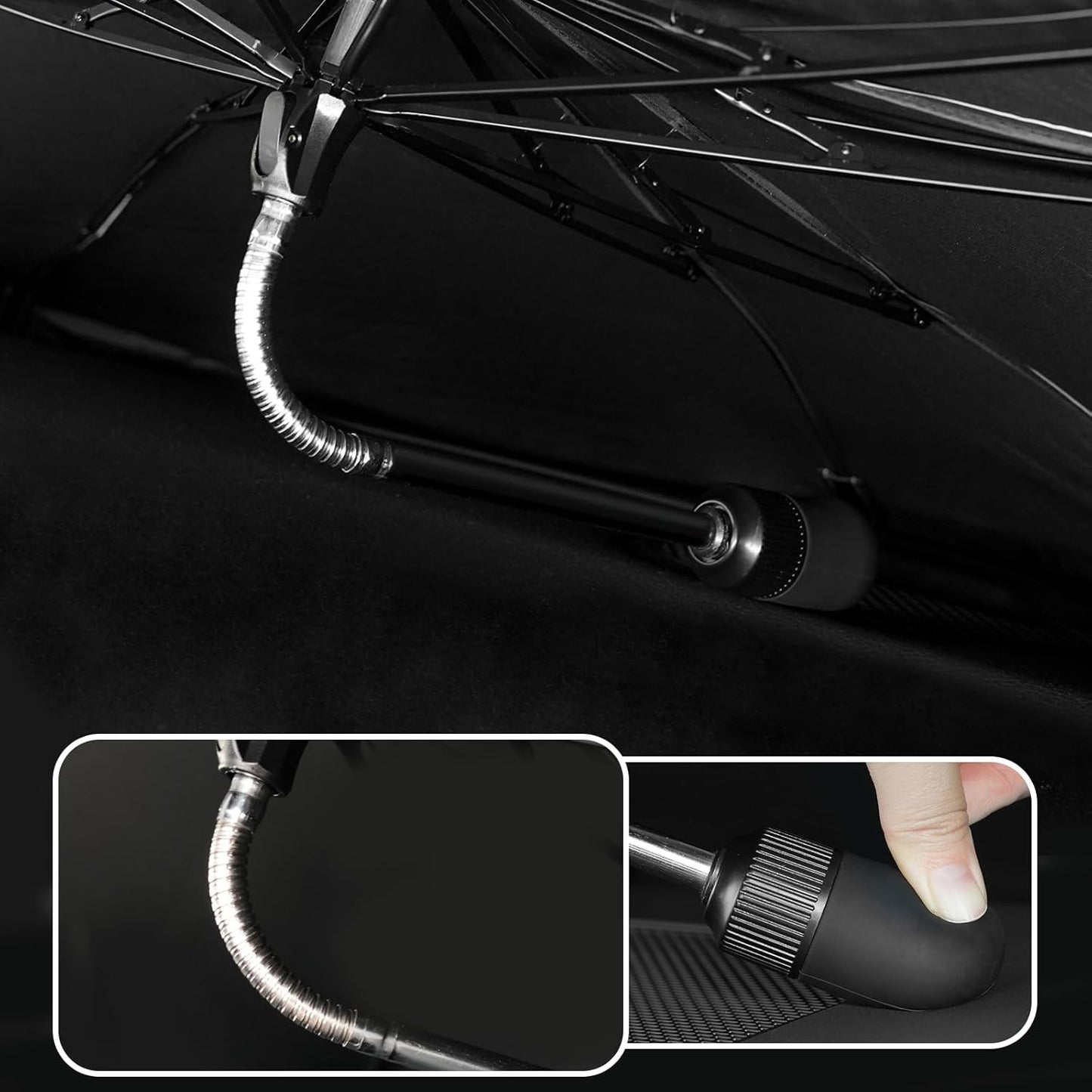 2017-2025 Upgraded for Chrysler Pacifica Sunshade, Portable Foldable Sunshade Accessories, [Nano Ice Crystals Coating] UV Protection, Keeps Interior Cool (for Chrysler Pacifica 2017-2025)