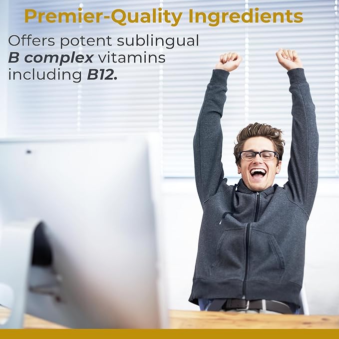 Premier Research Labs Max B-ND - Liquid Vitamin B Complex for Liver & Brain Health, Sublingual Drops for Men & Women with Thiamin, B12 & B6-8 Fl Oz Bottle