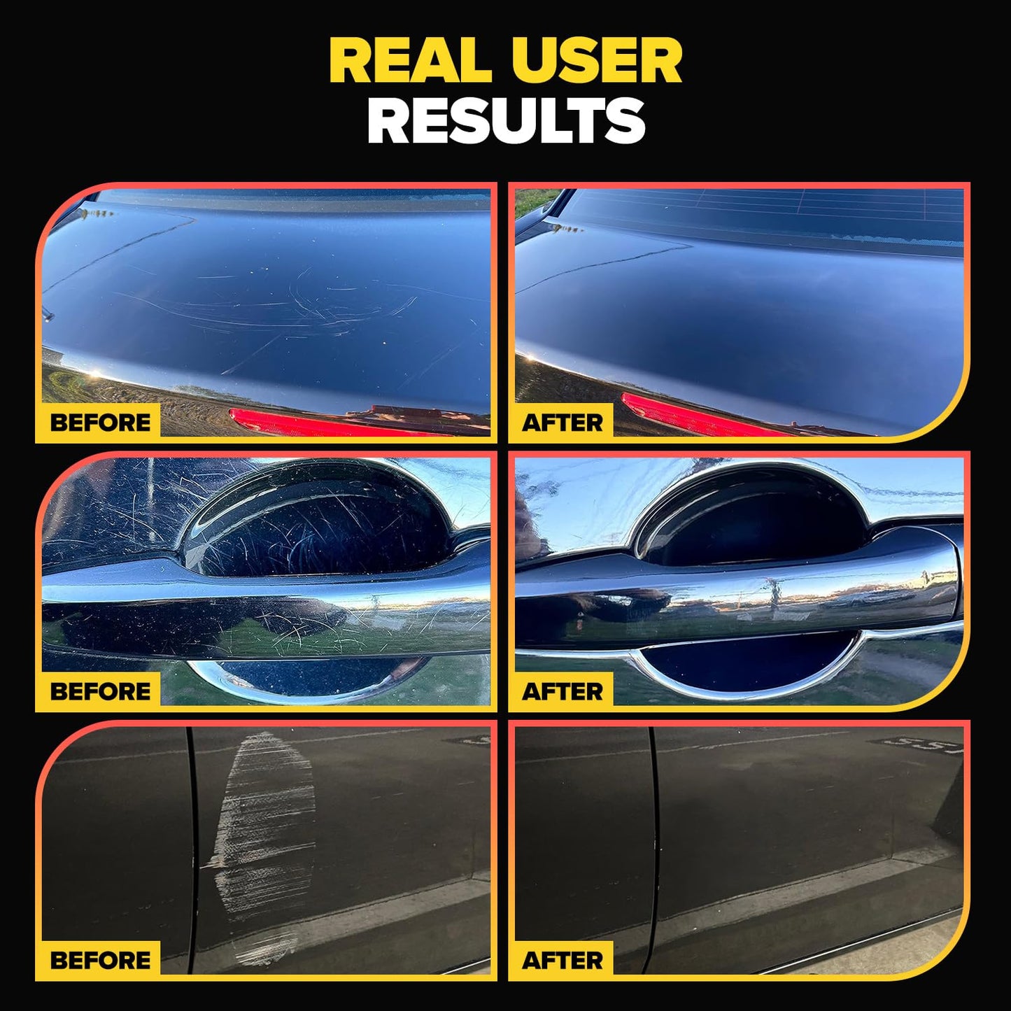 Carfidant Scratch Repair and Swirl Remover - Car Paint Scratch Remover & Restorer Kit with Buffer Pad - Polishing & Waxing Kits - Compound for Vehicles Paint Repair - 8.4 fl. Oz.