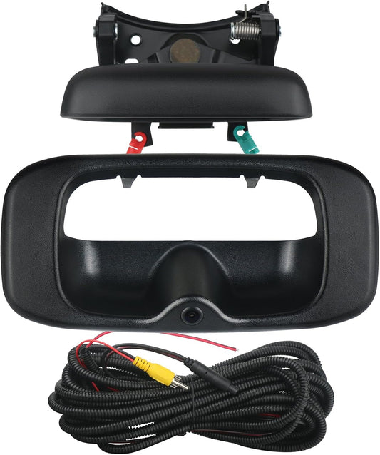 Backup Camera Tailgate Handle Rear View Camera Liftgate Latch Handle Compatible with 1999-2007 Chevrolet Chevy Silverado,GMC Sierra 1500 2500 3500 HD