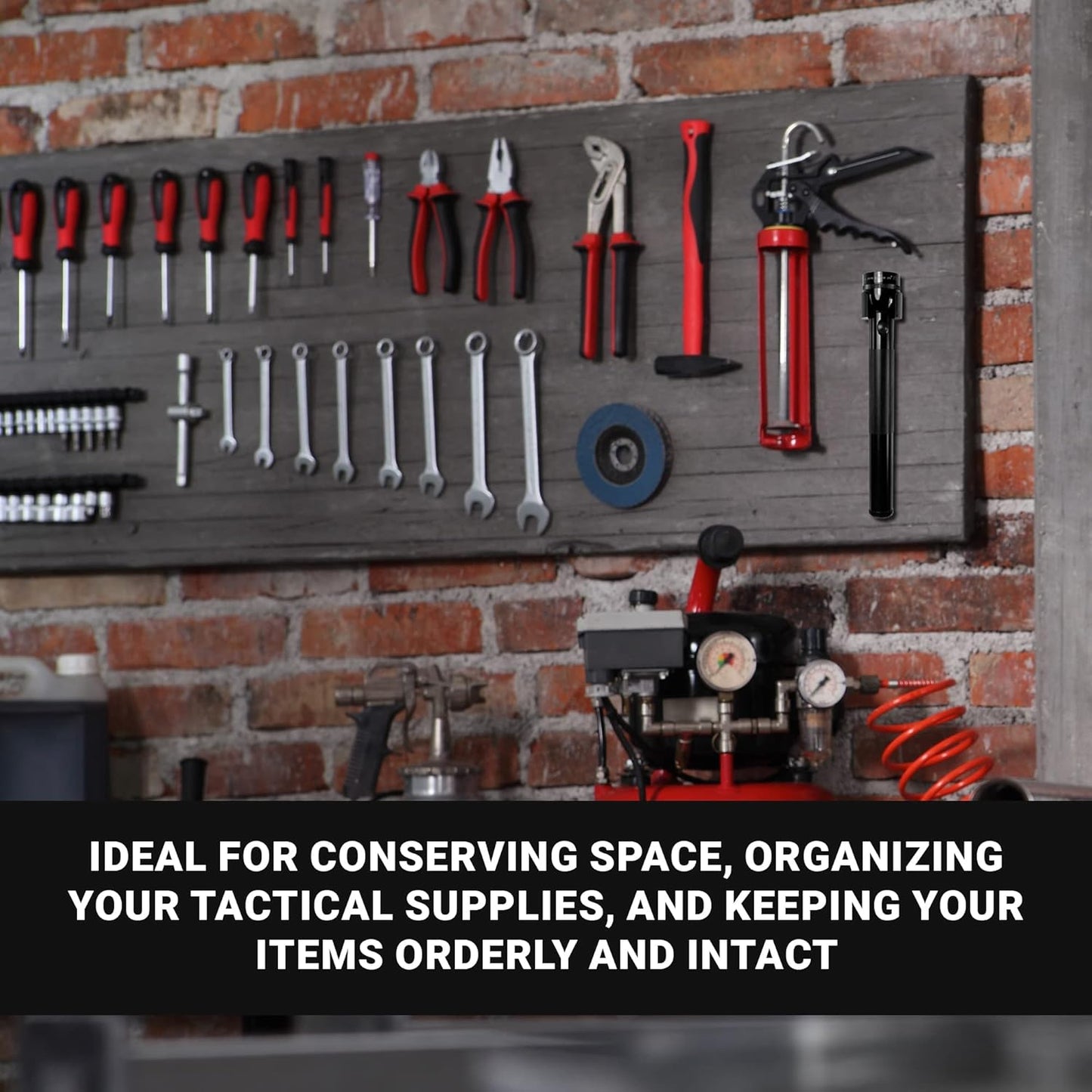 Spartan Mounts Heavy-Duty Flashlight Mount Compatible with MagLite D-Size | Wall or Surface Mounting Kit | Closet Safe Room Emergency Blackout Power Outage Garage Workshop Basement | Made in USA