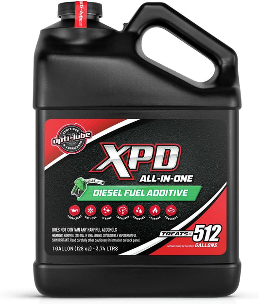 Opti-Lube XPD All-Season Diesel Fuel Additive - Gallon (4 Gallons (Treats 2048 Gallons))