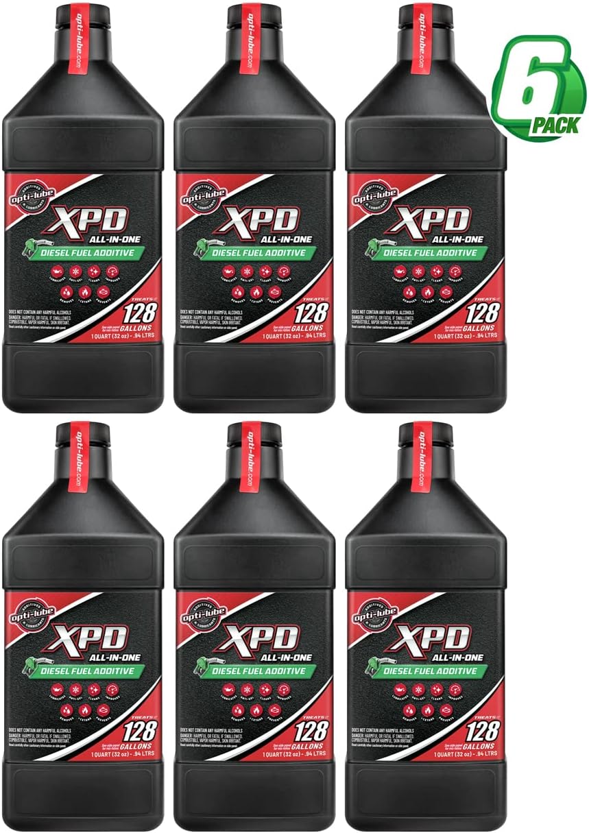 Opti-Lube XPD All-Season Diesel Fuel Additive - Quarts (6 Quarts (Treats 768 Gallons))