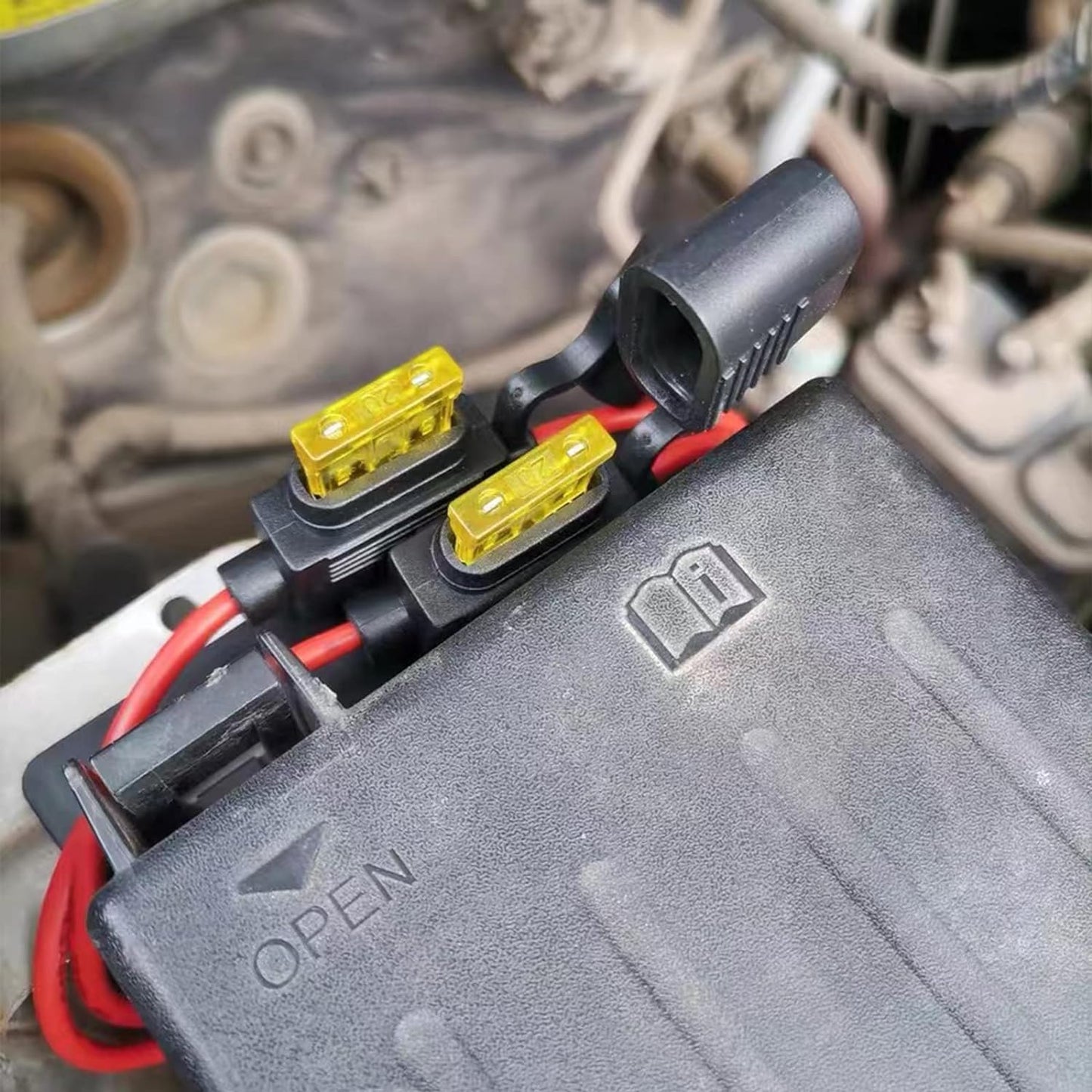 (80Pcs) 50 Amp Standard Fuse, 50A Car Blade Fuses for Car/RV/Truck/SUV/Motorcycle/Boat