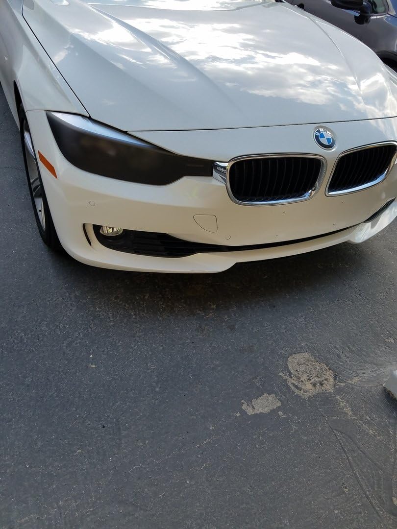 VViViD Air-Tint Extra-Wide Headlight Taillight Vinyl Tint Wrap 16 Inch x 48 Inch Roll Including Yellow Detailer Squeegee & 2X Black Felt Edge Decals (Matte Black)