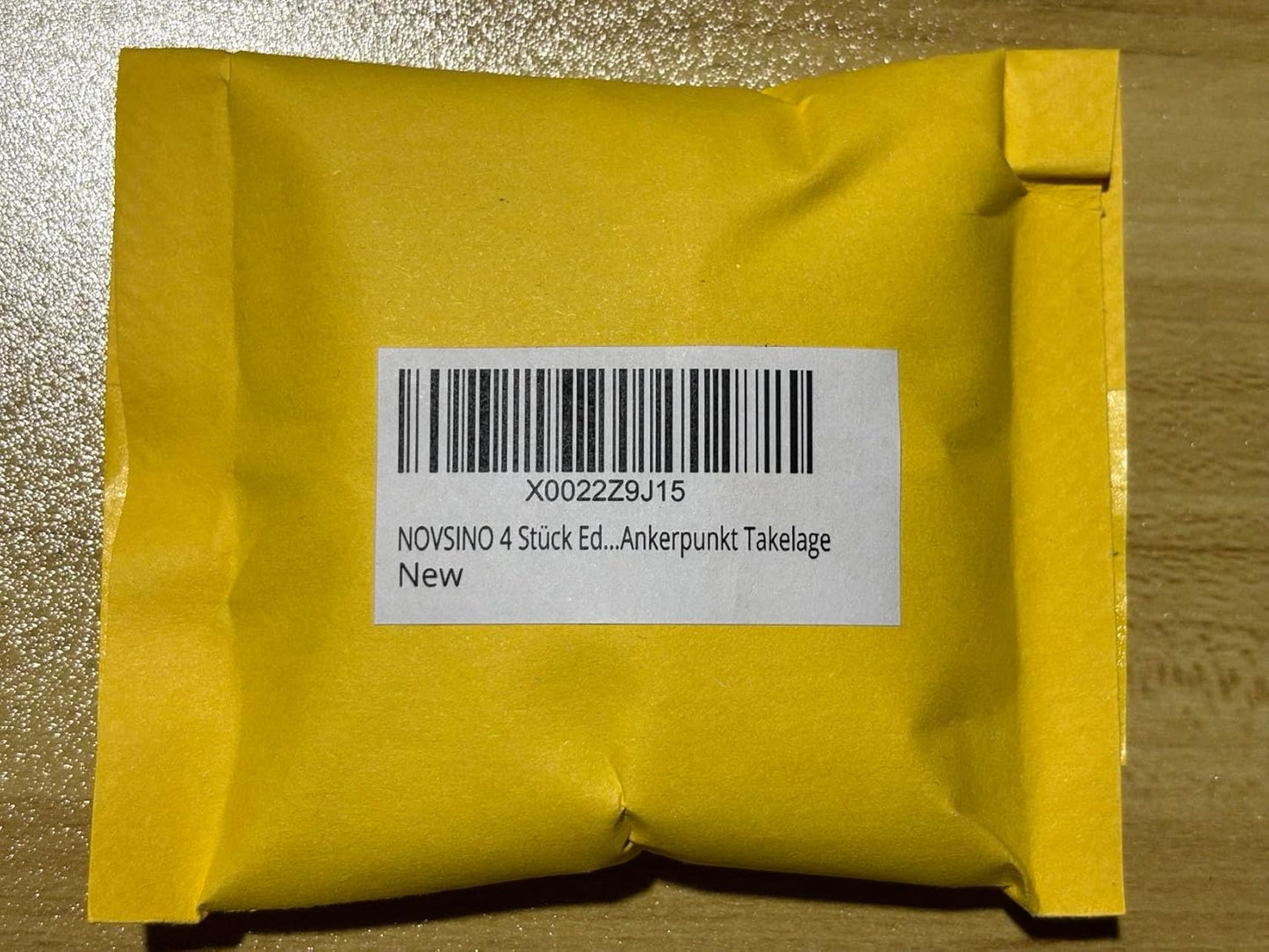 Stainless Steel Ceiling Hooks & Wall Hangers - Heavy Duty M6 Screw Mount, Rust-Proof Anchor Straps for Garage, Outdoor, Storage (4-Pack)