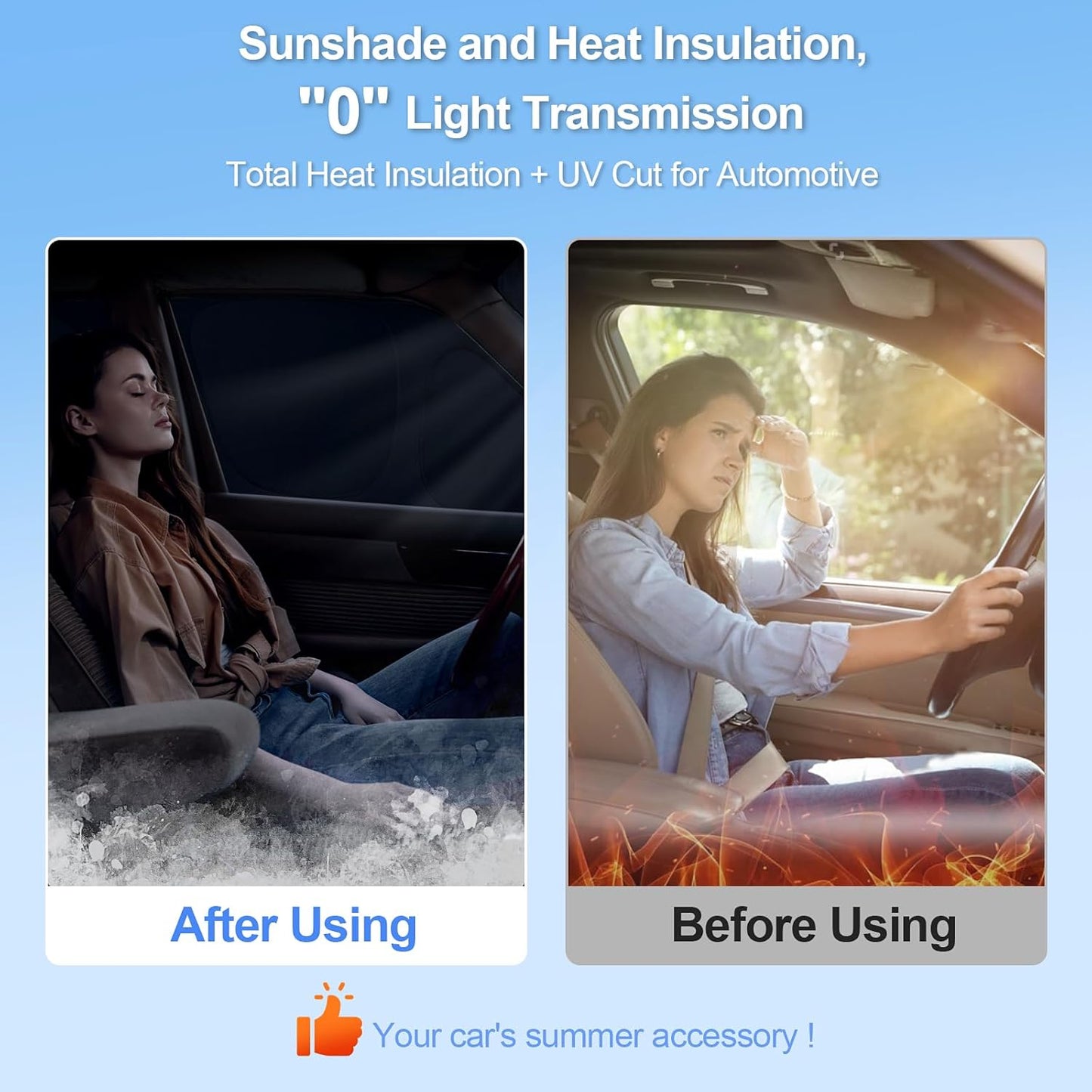 8pcs Car Window Shades for Chevrolet Tahoe 2015-2020 Accessories,Windshield Side Rear Full Sunshade,Sun Visor UV Blocking, Privacy Protection and Blackout for Camping Outdoor