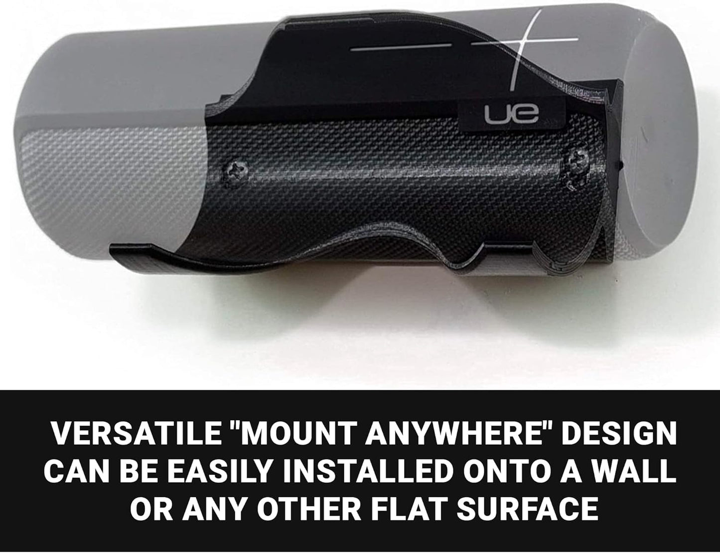Spartan Mounts Compatible with Ultimate Ears Boom 2 Bluetooth Speakers | Low Profile Wall Mount Anywhere Design for Home, Office, Studio, Garage, Dorm, Patio, Auto, Boat, Golf Cart | Made in USA