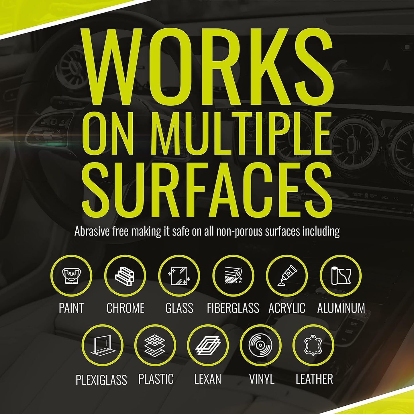 BugSlide 2.5 Gallon Cleaner Refill for Spray Bottles & Travel Kits - All Surfaces Cleaning and Detailing Solution for Vehicle Interior and Exterior Use - Shines, Degreases, Polishes