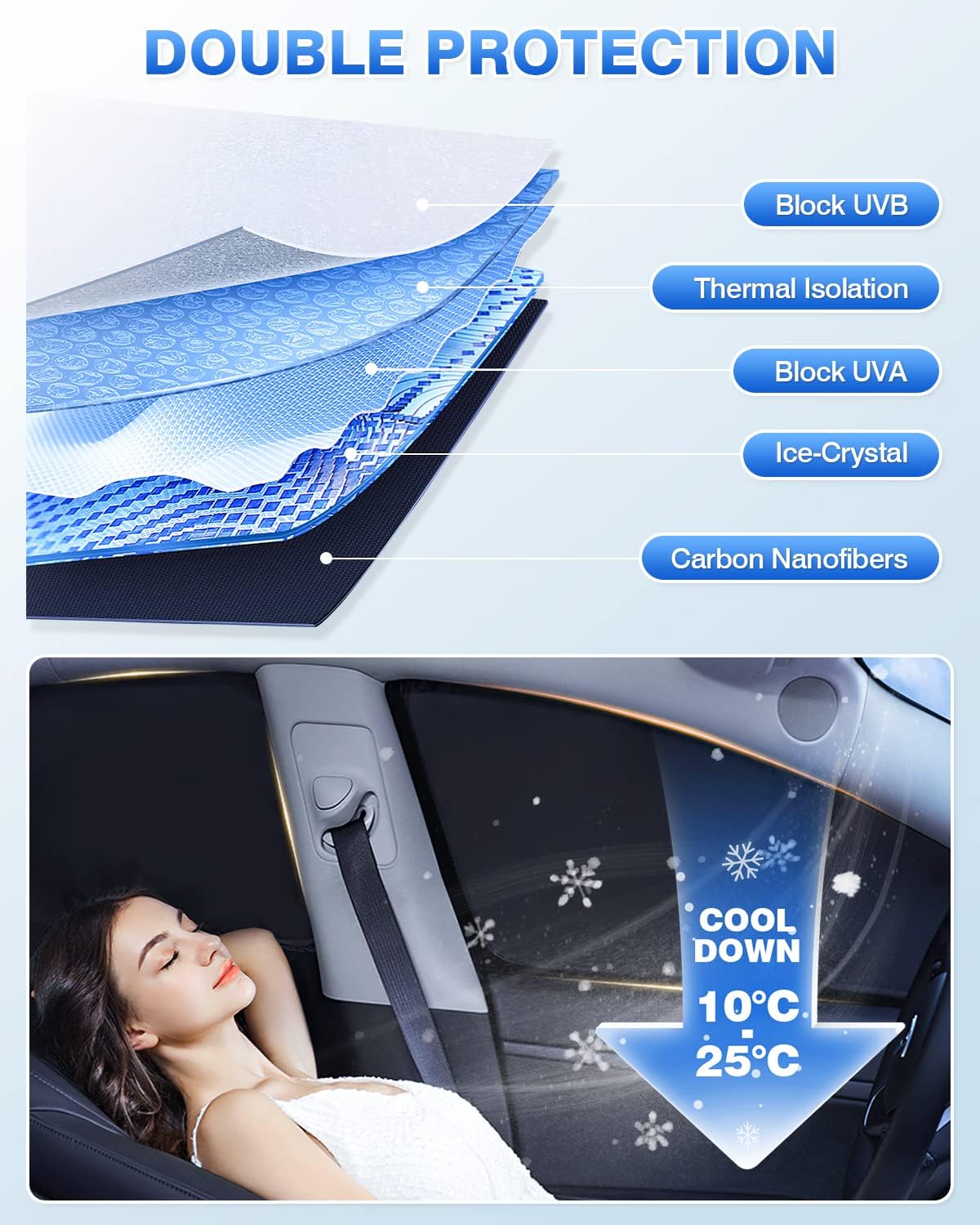 Windshield Sun Shade for 2018-2023 Volkswagen VW Tiguan Side Rear Window Shade Cover Sun Visor Shield Privacy Protection Keep Vehicle Cool Black 8PCS