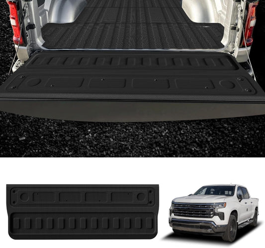 LASFIT Truck Tailgate Mat 2020-2025 for Chevrolet Chevy Silverado & GMC Sierra 2500HD/3500HD (Not fit MultiPro Tailgate), All Weather TPE Tailgate Protector Liner for Chevrolet Accessories, Black