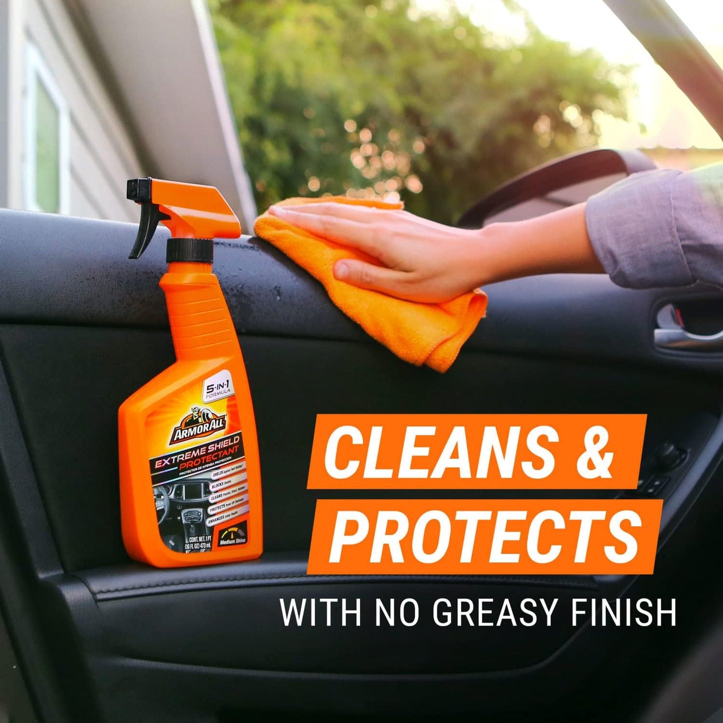 Armor All Extreme Shield Protectant Spray, Interior Car Cleaner with UV Protection Against Cracking and Fading, 16 Fl Oz (Pack of 2)