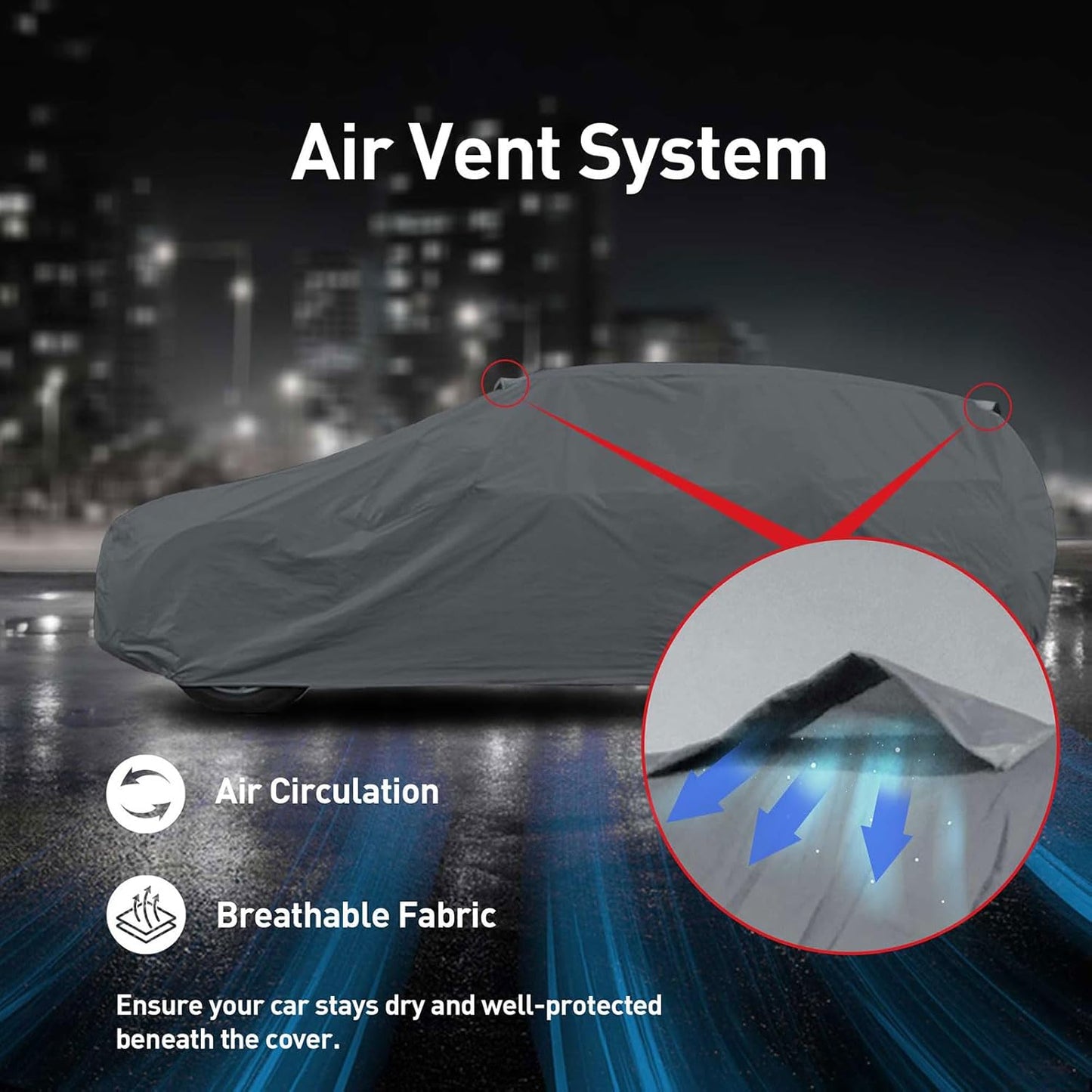 DaShield Ultimum Series Cadillac Series 75 1941 All Weather Protection Semi Custom Fit Dust, Sun, Snow, Rain Protection Indoor Outdoor