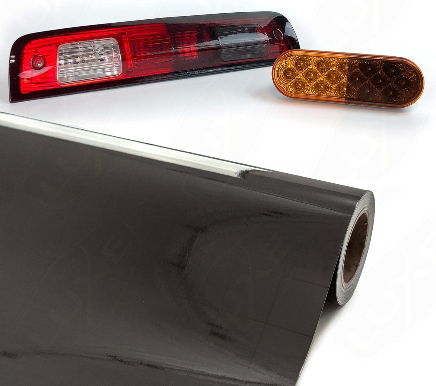 Luxe LightWrap Mid Smoke Gloss Universal Headlight Tail Light Tint Kit (20” x 3 Yard)