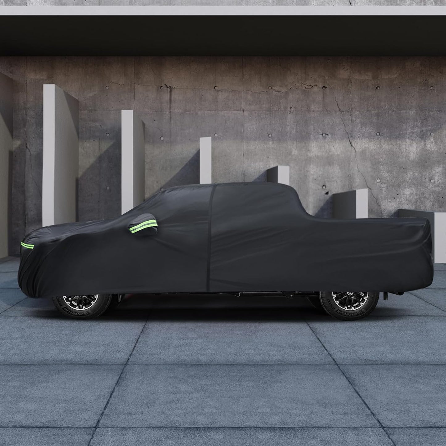 Car Cover Custom Fit for Toyota Tundra 5.5Ft Bed 2000-2025, Migaven Waterproof Full Exterior Cover Sun Rain Protection with Door Zipper and Cotton Lining