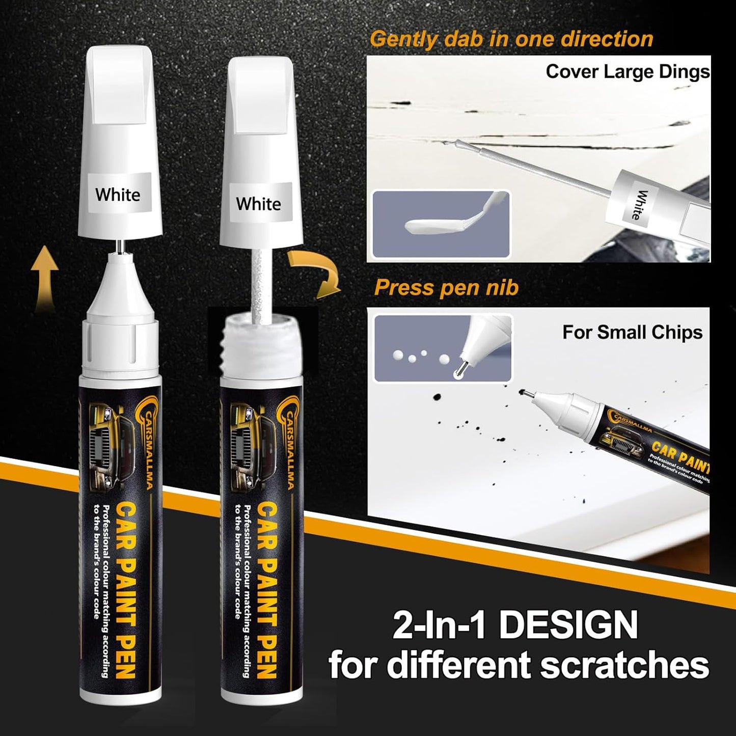 LD5K/L9 Lapiz Blue Metallic Car Touch Up Paint for Volkswagen, Color Accurate Car Paint Scratch Repair Pen Kit Quick & Easy Fix Vehicle Chips and Automotive Nicks Scuff