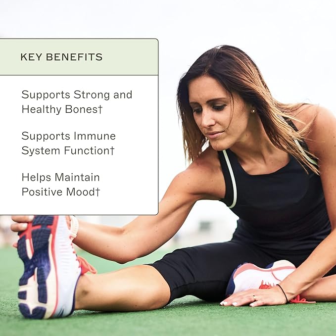 Amy Myers MD Vitamin D3/K2 10,000 IU Capsules - Daily Vitamin Supplement for Bone, Immune & Hormone Health Support - Healthy Mindset & Relaxation Aid - 30 Capsules