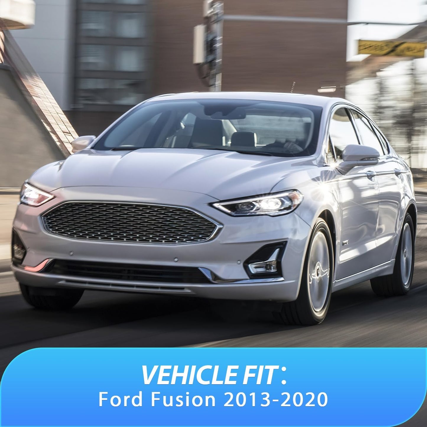 Nilight Vent Window Visors for Ford Fusion 2013 2014 2015 2016 2017 2018 2019 2020, in-Channel Rain Guards, Original Window Deflectors-4PCS