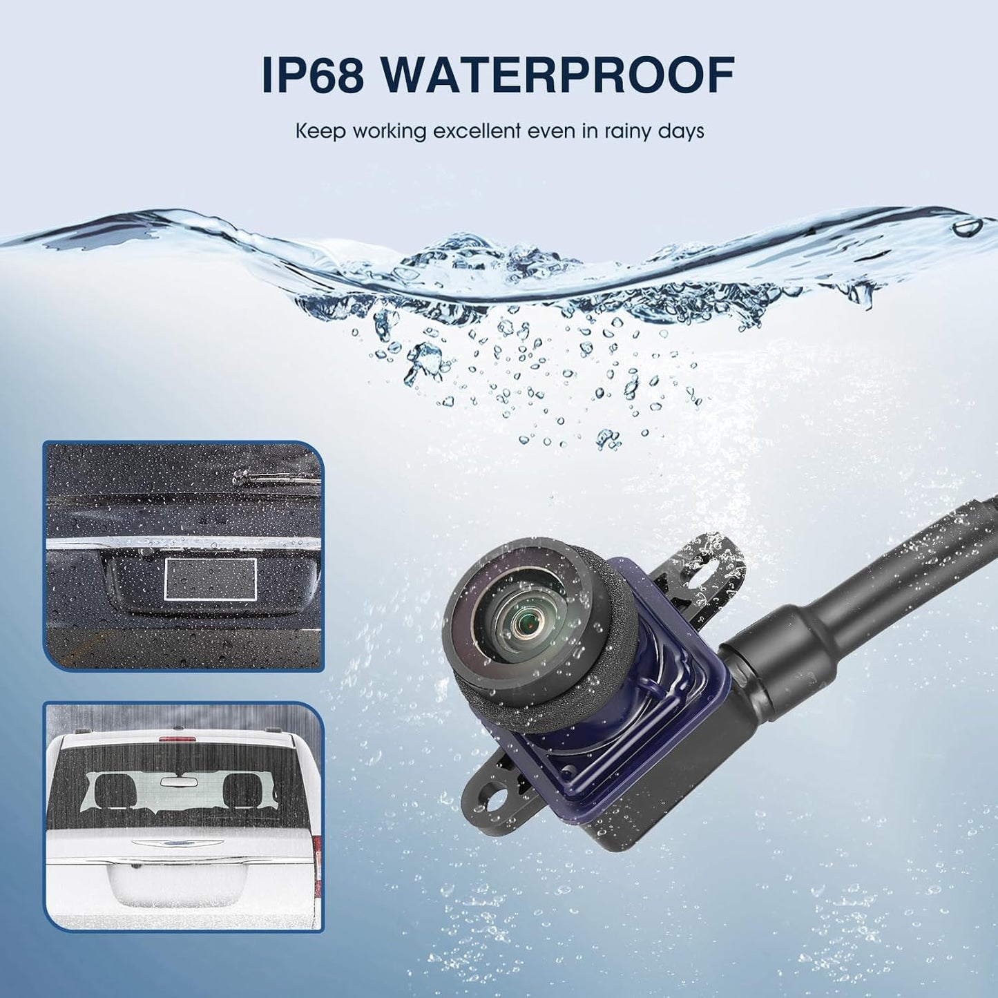 Rear View Backup Camera Fit for Chrysler Town & Country 2011-2016, fit for Dodge Grand Caravan 2011-2020, Reversing Parking Assist Camera OE Replacement 4672639AA,CH1960103