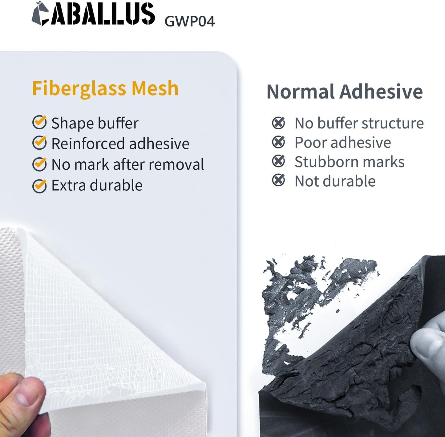 GWP04 Garage Wall Protector Car Door Protectors, Garage Accessories, Parking Stopper for Garage, Tool-Free, Designed in Germany (4-Pack White)