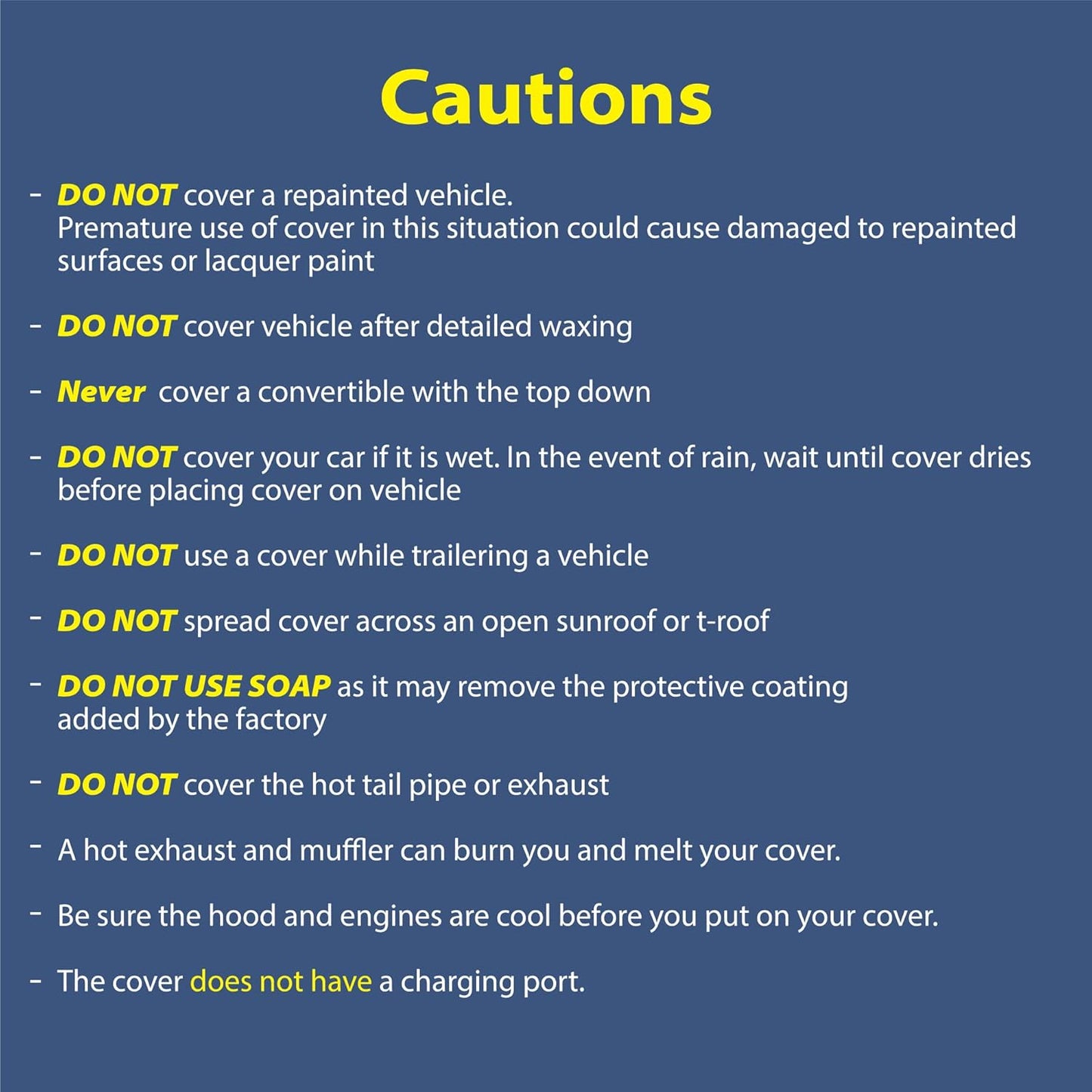 5 Layer Car Cover for Cadillac CT6 2016-2020 Sedan 4-Door Semi Custom Fit Full Coverage Heavy Duty All Weather Protection Breathable Dust Wind Shield