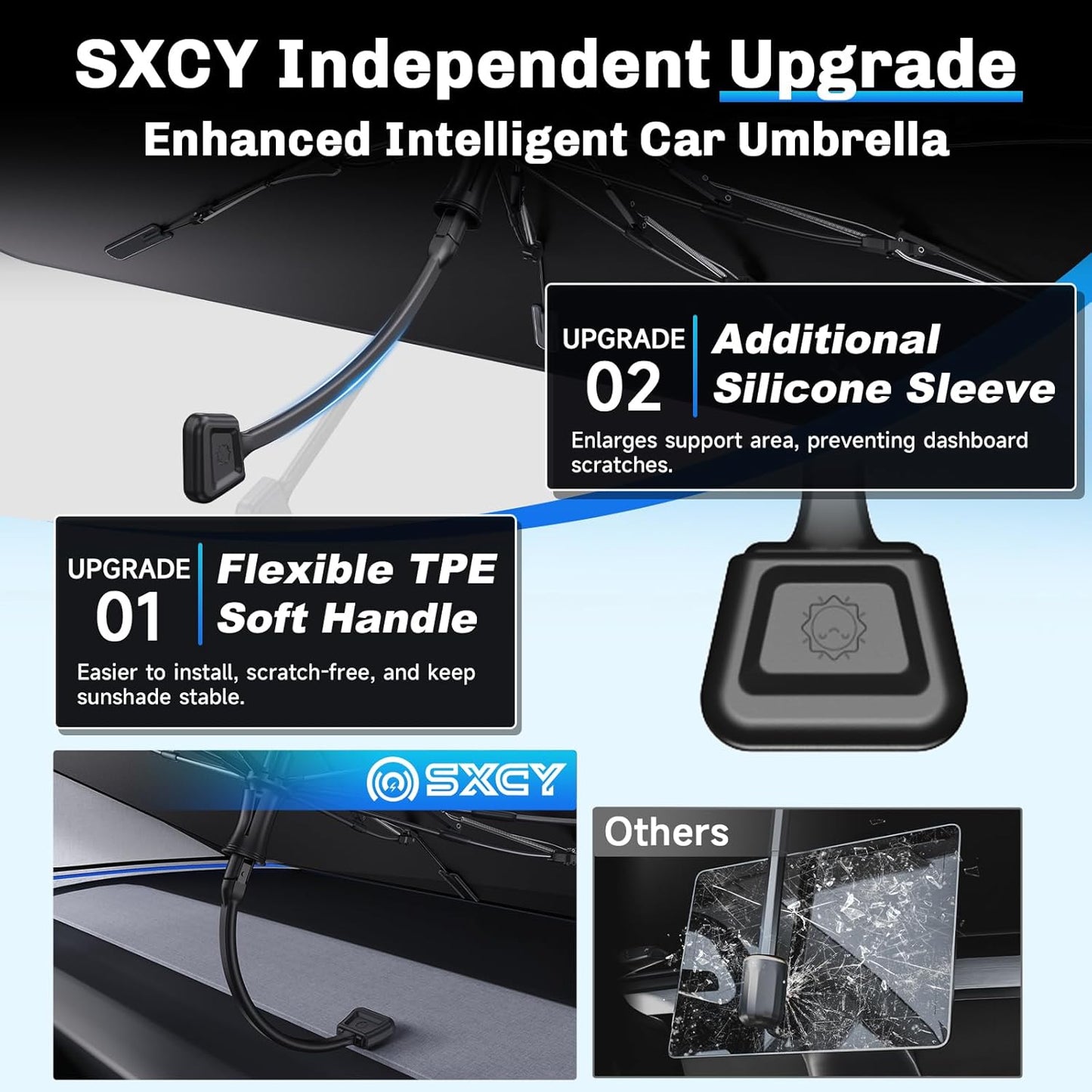 SXCY for 2024 2025 Subaru Impreza Windshield Umbrella Sunshade [Easier Foldable] for 2024 2025 Subaru Impreza Accessories 2024 2025 Impreza Sunshade Umbrella 2025 Impreza Windshield Umbrella Sun Shade