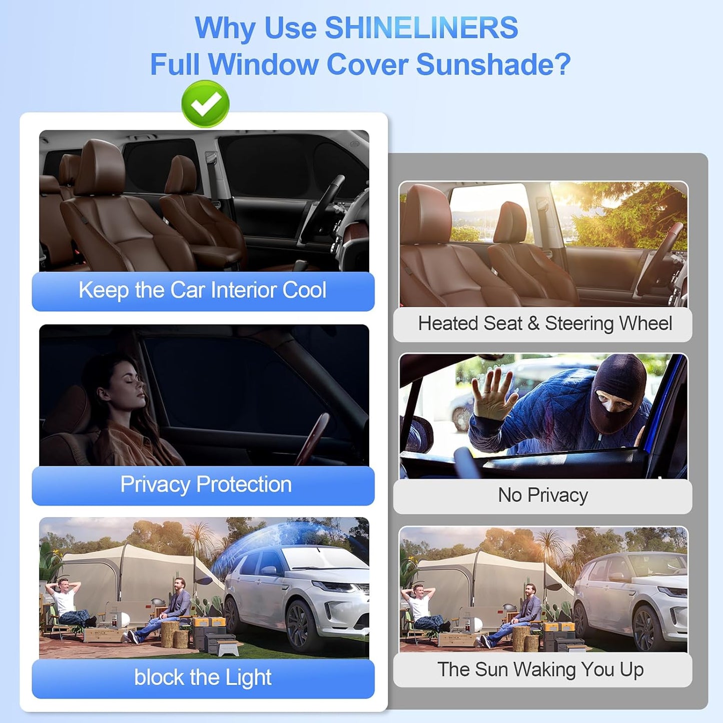 8pcs Car Window Shades for Mazda CX-5 2017-Present Accessories,Windshield Side Rear Full Sunshade,Sun Visor UV Blocking, Privacy Protection and Blackout for Camping Outdoor