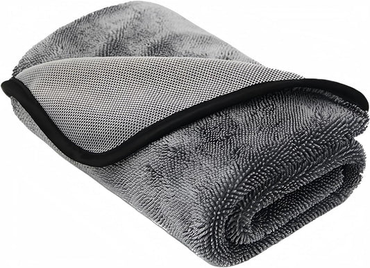 SOFTBATFY Great Very Absorbent Microfiber Car Drying Towel 36 x 24inches,Shiny Wipes Shower Wall Cleaning Cloths Without Streaks, Scratches (36 x 24inches*1pack)