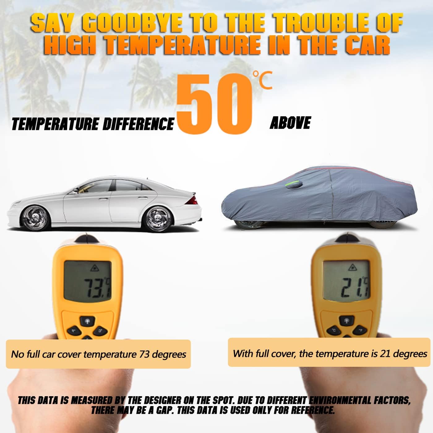 Breathable New Material, Waterproof Car Cover, Locks and Zipper Doors, Sunscreen Waterproof UV Prevention Snowproof Wind and Windproof,Suitable for Indoor Outdoor,for SUV (214"-236") C15