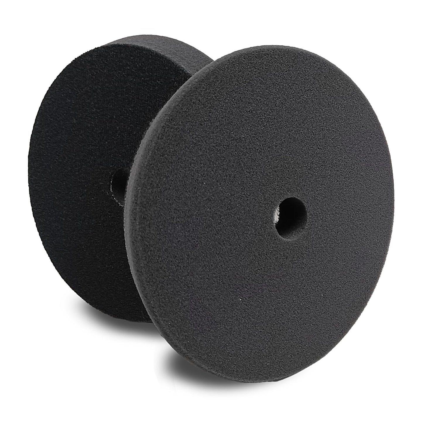 VPD SDO Black Foam Finishing Pad - Premium Compounding & Polishing Pad for Final Refinement & Very Light Swirls, Extra Fine Polish Use, Car Buffer Pad w/Tapered Edge, Made in USA, 6.5"