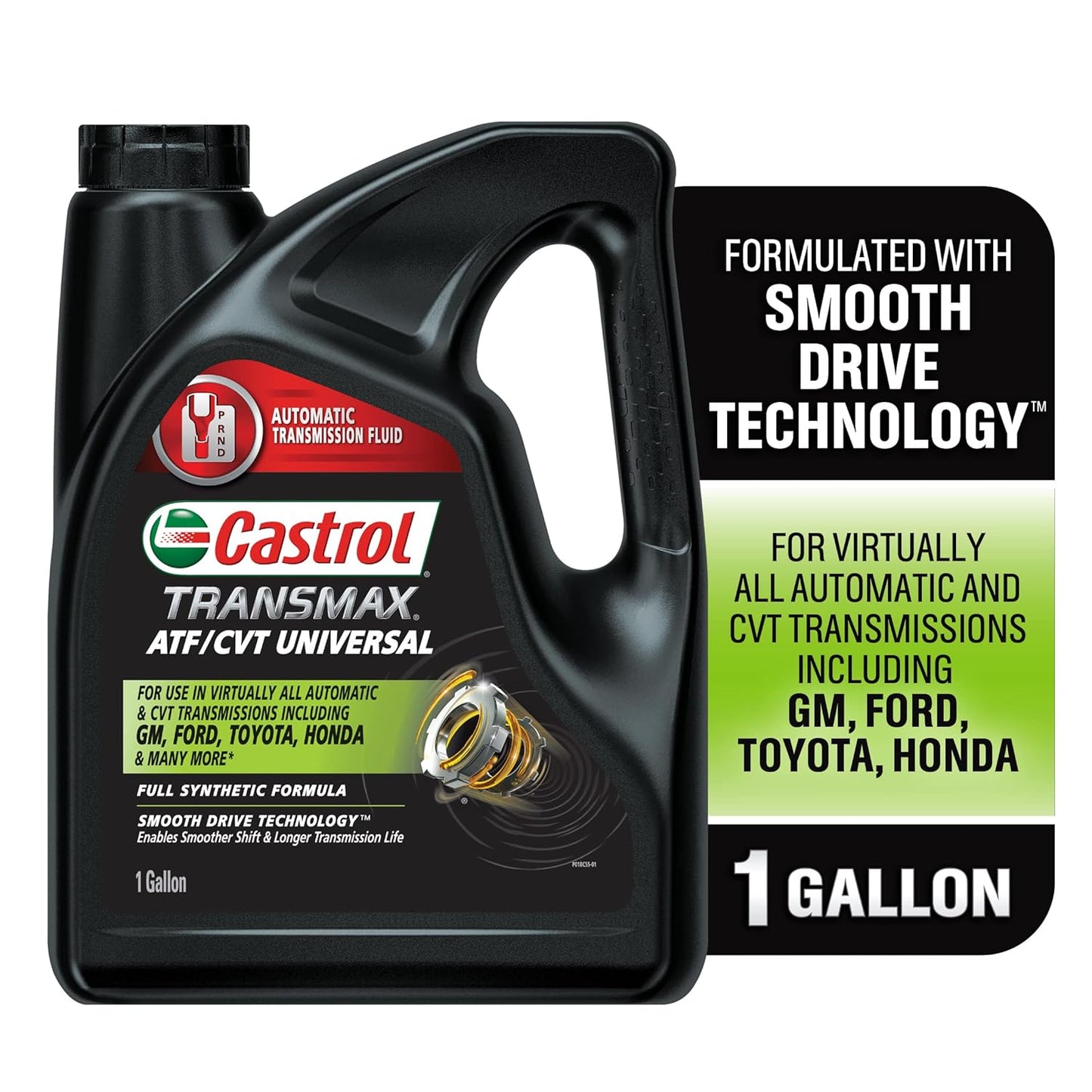 Castrol Transmax ATF/CVT Universal Automatic Transmission Fluid, 1 Gallon (Pack of 3)