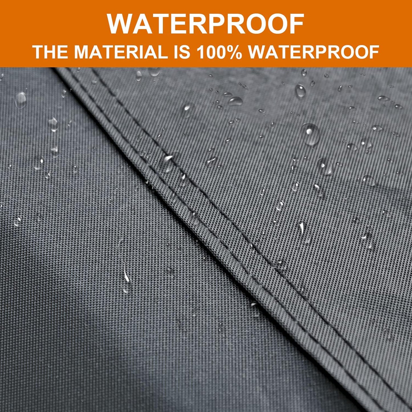 Kayme 7 Layers SUV Car Cover Custom Fit for Chevrolet Chevy Equinox (2005-2025) Waterproof All Weather for Automobiles, Outdoor Full Cover Rain Sun UV Protection.Black