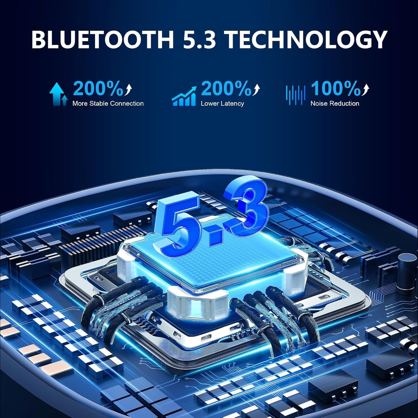 Bluetooth 5.3 Aux Car Adapter, SONRU Bluetooth Receiver for Car [Dual Connection & Mic Noise Cancellation], Aux Adapter with Plug-and-Play for Music/Hands-Free Calls/Stereo Audio