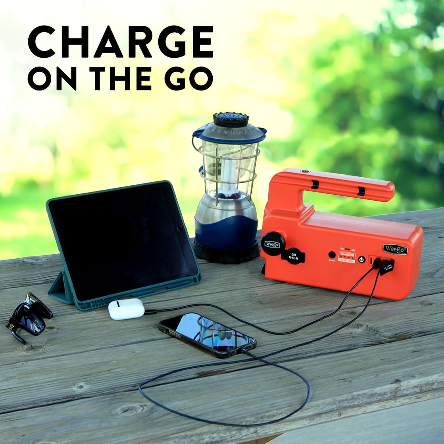 Weego C120 Jump Starter & Trickle Charger Bundle – Powerful Battery Solution for Your Vehicle - 1200 Cranking / 5000 Peak Amps