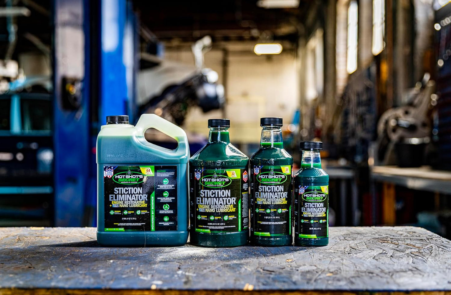 Hot Shot's Secret HSS64Z Original Stiction Eliminator 64 Fluid Ounce Bottle, Green