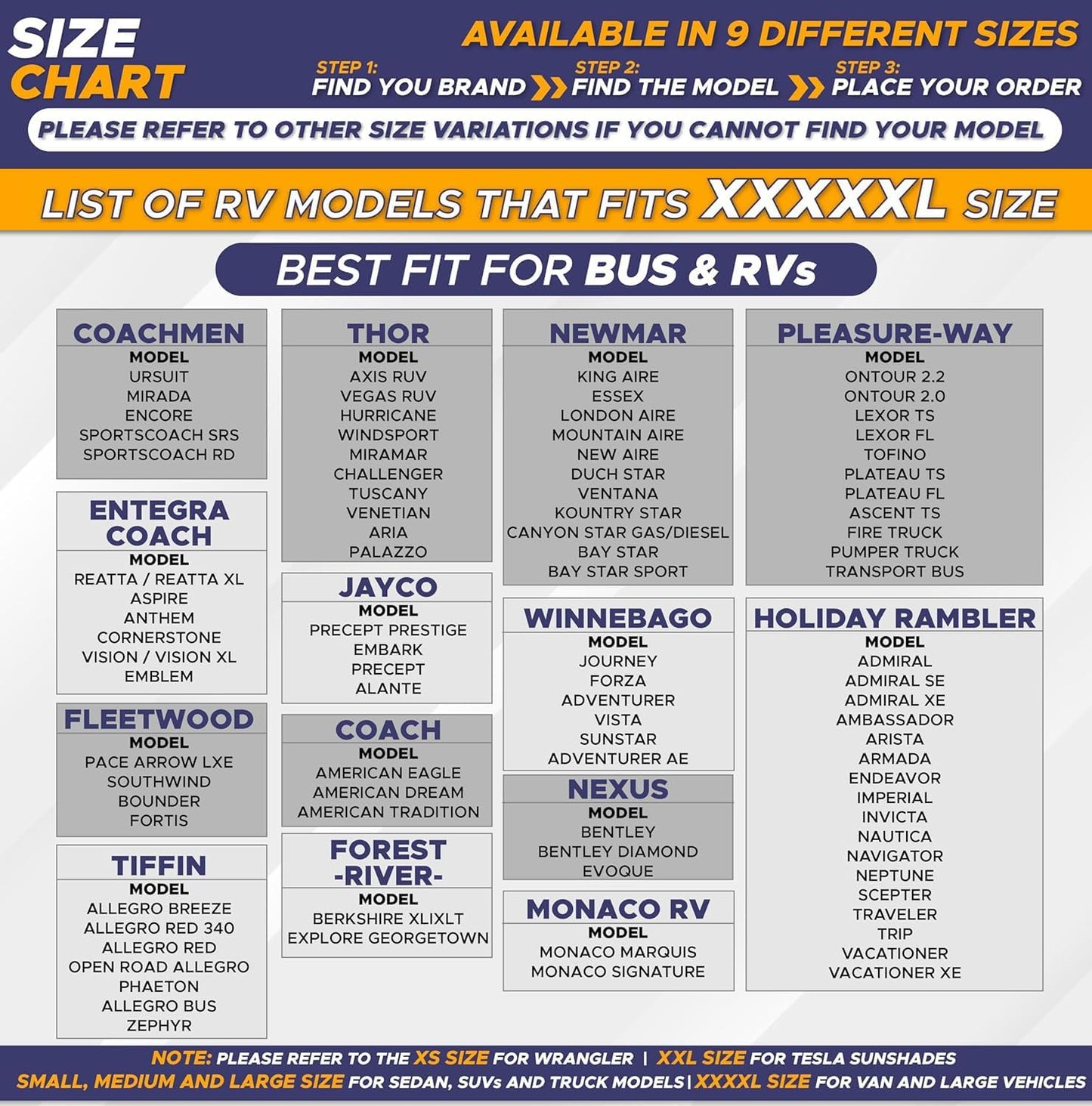 EcoNour RV Windshield Sunshade | Reflective RV Windshield Cover for UV Rays & Heat Protection, Keeps Your RV Motorhome Cool | Shades for RV Fits RVs, Trucks, Motorhomes, Buses | XXXXX-Large 102"x51"